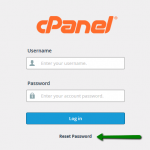 نحوه ریست کردن پسورد cPanel